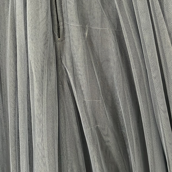 Slate Blue Gown Size 15 Say Yes TLC Formal Prom NWT - Picture 10 of 12